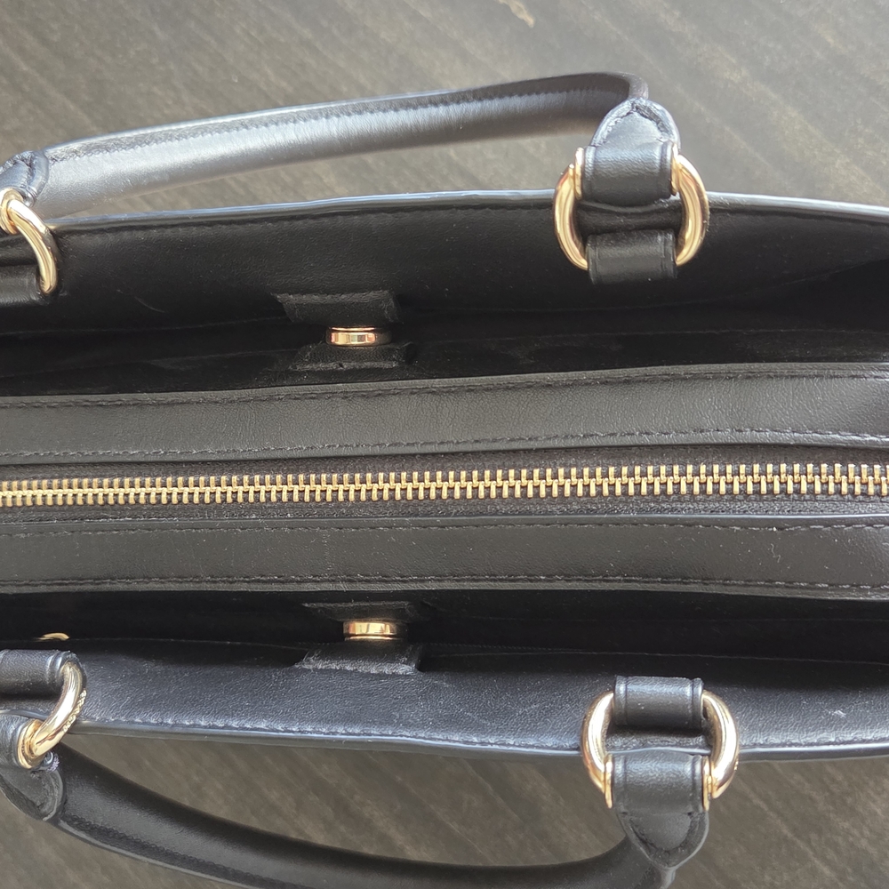 Coach Signature Brown and Red Women's Bag - Picture 6 of 10